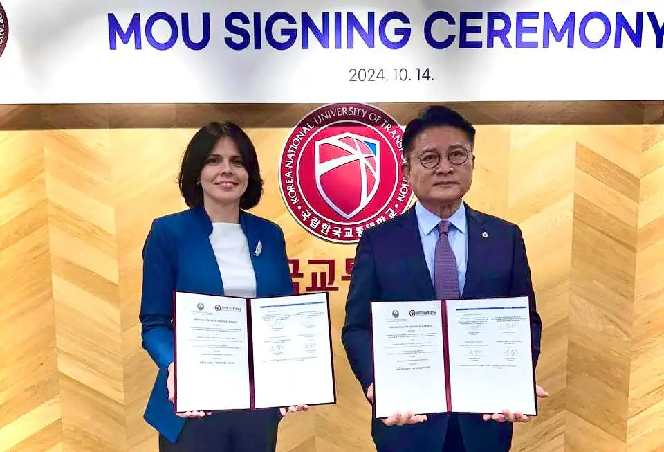 Koreya milliy transport universiteti bilan hamkorlik memorandumi imzolandi