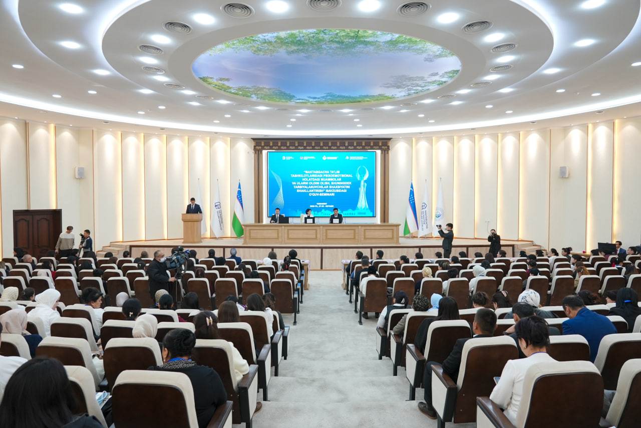 Maktabgacha ta’lim tashkilotlari psixologlari uchun oʻquv-seminar tashkil etildi