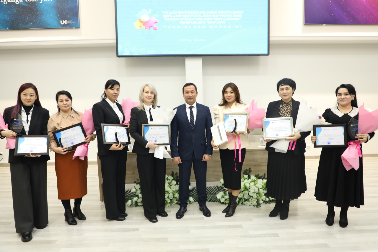 “Taʼlim ishtirokchilarini psixologik qoʻllab-quvvatlash boʻyicha eng yaxshi uslubiy qoʻllanma” tanlovi g‘oliblari aniqlandi