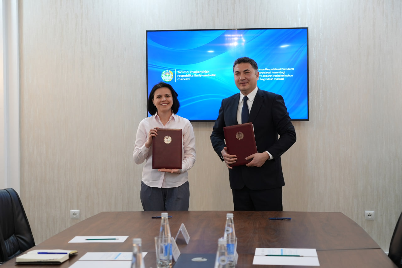 Ommaviy axborot vositalari uchun kontent tayyorlash markazi bilan hamkorlik memorandumi imzolandi