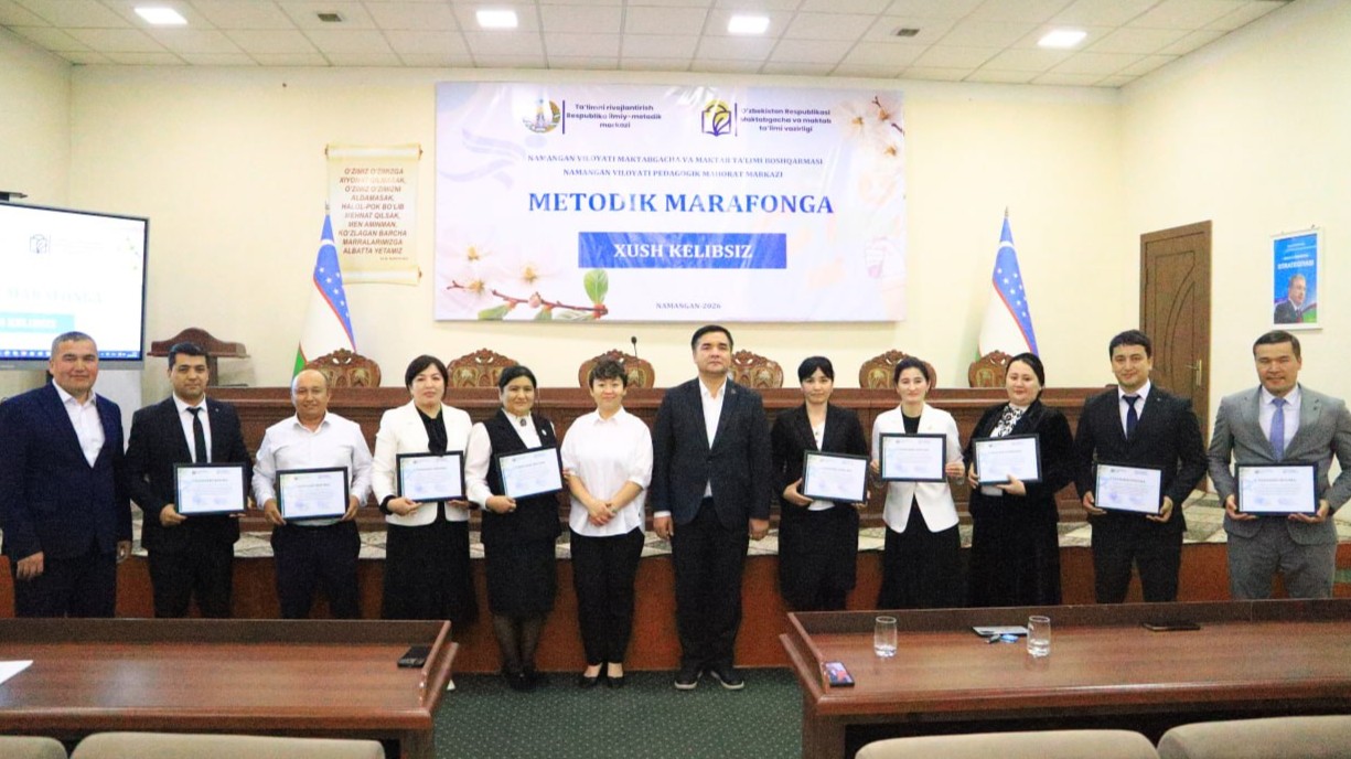 Namanganda pedagoglar uchun metodik marafon o‘tkazildi